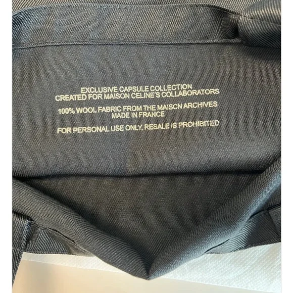 CELINE GWP Triomphe logo canvas tote bag in black and gold ✨ AUTHENTIC ✨ - Picture 2 of 3